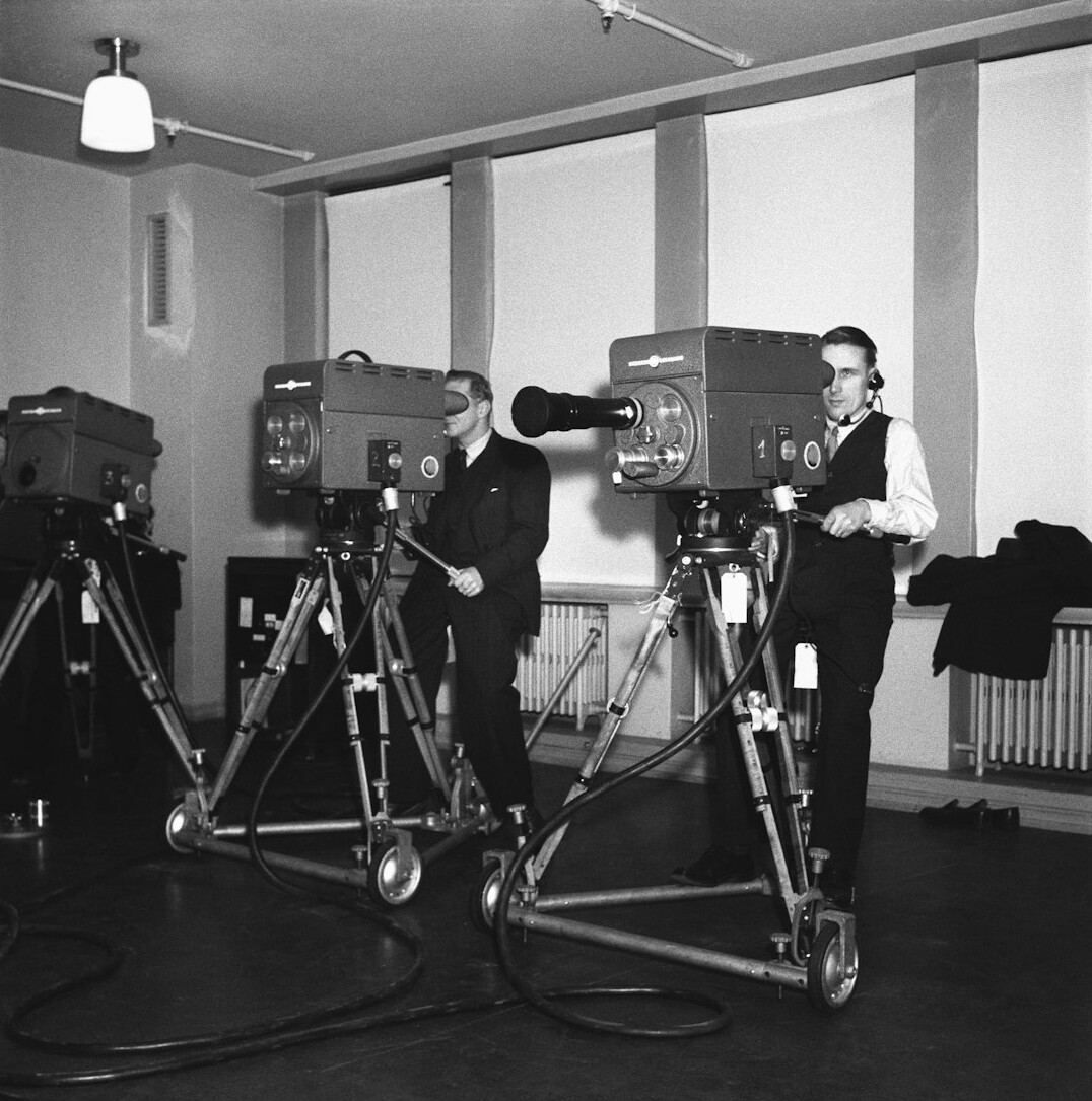 early television studio