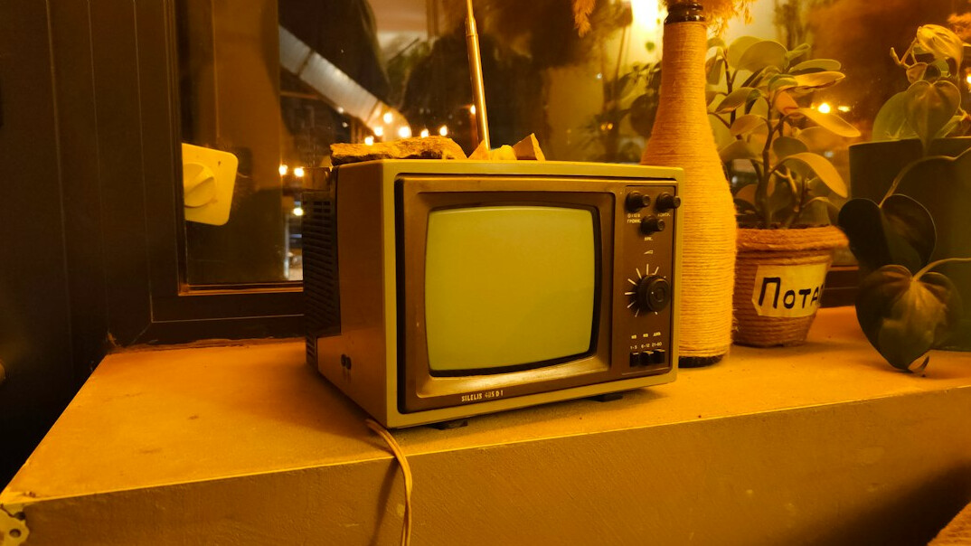 retro television set